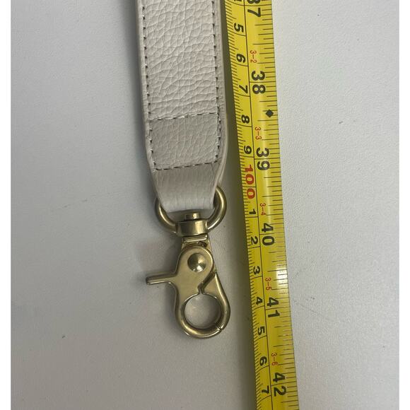 Foley + Corinna Bag Women’s White Mid City Tote Buttery Leather Zipper Satchel - Picture 11 of 15